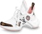 (W) Louis Vuitton Archlight 1.0 Kasut 'Putih dengan Logo Besar' 1A93WZ