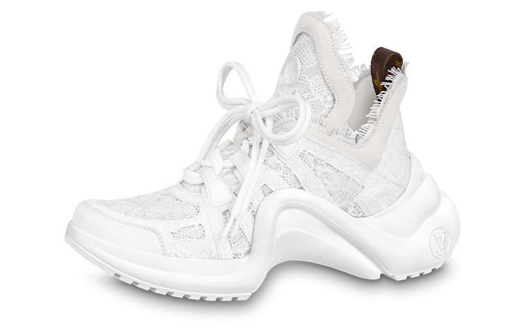 (Women) Louis Vuitton Archlight 1.0 Sneakers 'White Lace' 1ABI39