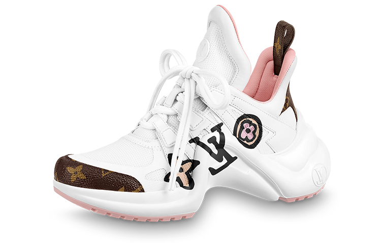 (Women) Louis Vuitton Archlight 1.0 Sneakers 'White with Large Logo' 1A93WZ