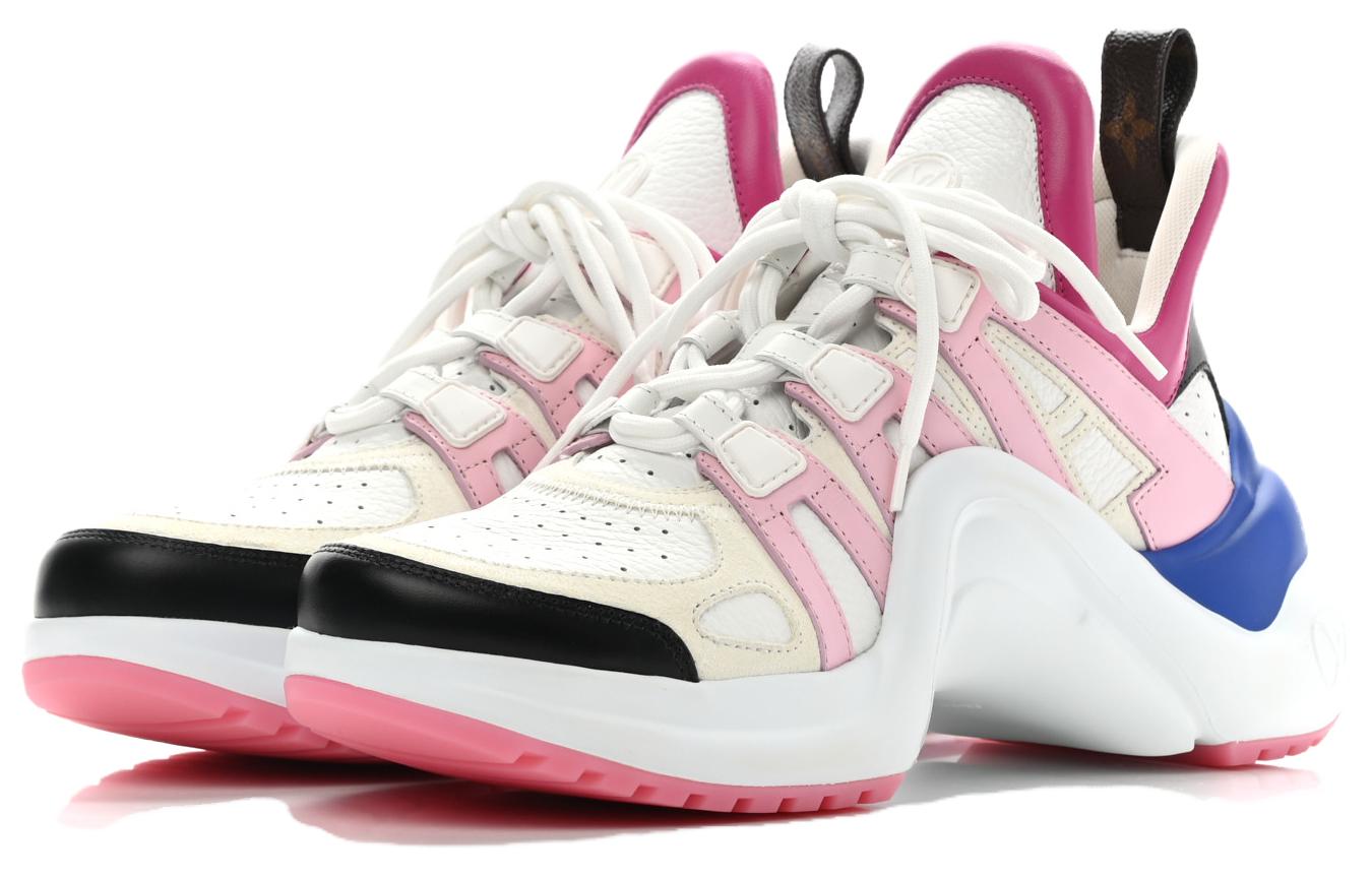 (W) LV Archlight 1.0 Sneakers 'White Pink' 圖 2