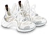 (W) Louis Vuitton Archlight 1.0 Sneakers 'Putih dengan Emas Perak' 1AAVXU