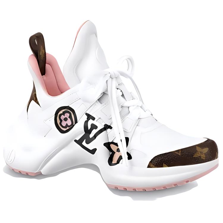 Order (W) Louis Vuitton Archlight 1.0 Sneakers ''Wit met Groot Logo'' 1A93WZ