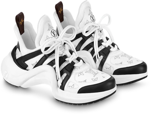 (Women) Louis Vuitton Archlight 1.0 Sneakers 'White Black with Hollow Monogram' 1AAM2W Order (Women) Louis Vuitton Archlight 1.0 Sneakers 'White Black with Hollow Monogram' 1AAM2W