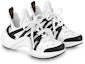 Order (W) Louis Vuitton Archlight 1.0 Sneakers 'Putih Hitam dengan Monogram Berongga' 1AAM2W
