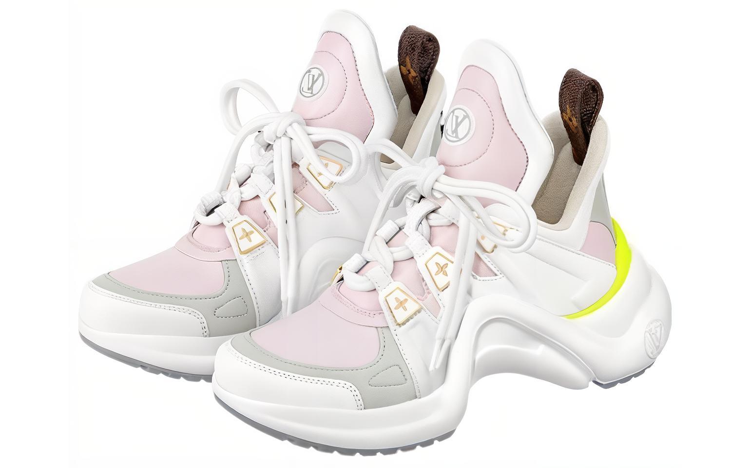 Lookbook (W) 루이비통 아치라이트 1.0 화이트핑크그레이 스니커즈 1AACND