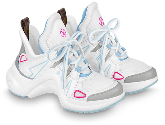 (Women) Louis Vuitton Archlight 1.0 Sneakers 'White Blue Grey' 1A951H Lookbook (Women) Louis Vuitton Archlight 1.0 Sneakers 'White Blue Grey' 1A951H