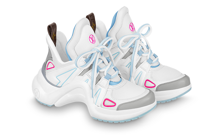 Lookbook (W) Sneakers Louis Vuitton Archlight 1.0 ''Bianco Blu Grigio'' 1A951H