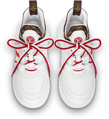 (Women) Louis Vuitton Archlight 1.0 Sneakers 'White with Red Heart and Bowtie' 1A99FL Lookbook (Women) Louis Vuitton Archlight 1.0 Sneakers 'White with Red Heart and Bowtie' 1A99FL