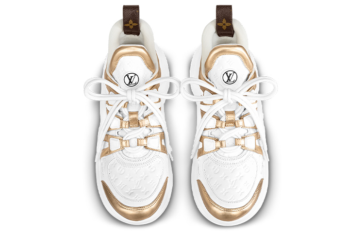 Lookbook (W) Louis Vuitton Archlight 1.0 Baskets ''Blanc Or'' 1ABVG1
