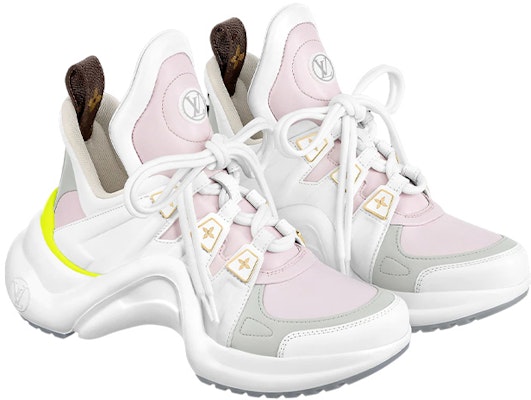 (Women) Louis Vuitton Archlight 1.0 Sneakers 'White Pink Grey' 1AACND Shop (Women) Louis Vuitton Archlight 1.0 Sneakers 'White Pink Grey' 1AACND