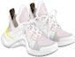 Shop (W) Louis Vuitton Archlight 1.0 Sneakers 'Putih Merah Jambu Kelabu' 1AACND