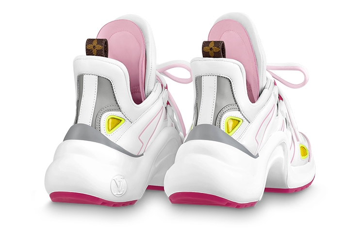 Purchase (W) Louis Vuitton Archlight 1.0 Sneakers ''Wit Roze Rood'' 1A9511