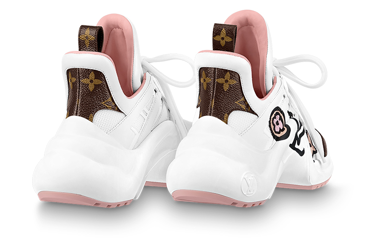 Purchase (W) Louis Vuitton Archlight 1.0 Sneakers ''Wit met Groot Logo'' 1A93WZ
