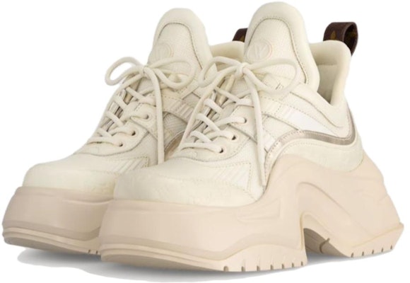 (W) Louis Vuitton Archlight 2.0 'Beige' Sepatu Wanita 1ACAFH Lookbook (W) Louis Vuitton Archlight 2.0 'Beige' Sepatu Wanita 1ACAFH