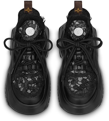 (W) Louis Vuitton Archlight 2.0 Platform Sneakers 'Renda Hitam' 1ABI3P Lookbook (W) Louis Vuitton Archlight 2.0 Platform Sneakers 'Renda Hitam' 1ABI3P