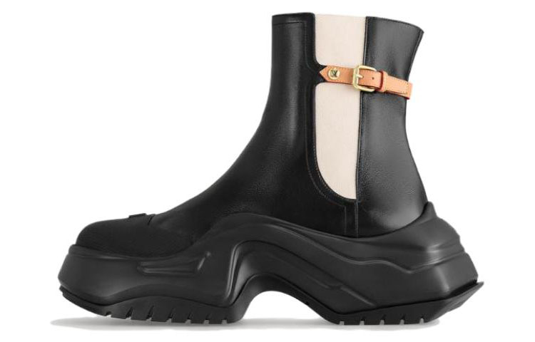 Buy (W) Louis Vuitton Archlight 2.0 'Bota Negra con Cremallera y Punta Redonda' 1ACIYT