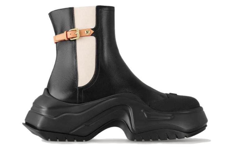Order (W) Louis Vuitton Archlight 2.0 'Bota Negra con Cremallera y Punta Redonda' 1ACIYT