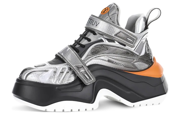 Buy LOUIS VUITTON Archlight 2.0 標飾防滑中幫運動休閒鞋 女款 銀灰