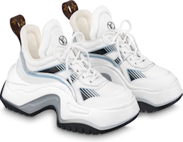 LOUIS VUITTON Archlight 2.0 網布牛皮 繫帶 低筒 運動休閒鞋 女款 白藍色 Order LOUIS VUITTON Archlight 2.0 網布牛皮 繫帶 低筒 運動休閒鞋 女款 白藍色