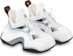 Order (W) Louis Vuitton Archlight 2.0 Sneaker Bertapak 'Putih Biru Kelabu' 1ABI0N