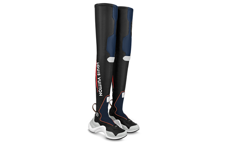 Lookbook (Women) Louis Vuitton Archlight 2.0 High-Top 'Black Blue Red' 1ABHXJ
