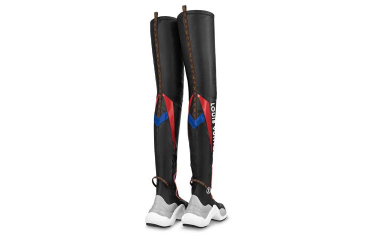 Shop (Women) Louis Vuitton Archlight 2.0 High-Top 'Black Blue Red' 1ABHXJ