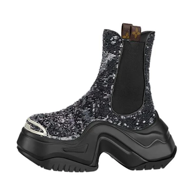 (W) LV Archlight 2.0 Platform 'Black Slip-On Chelsea'