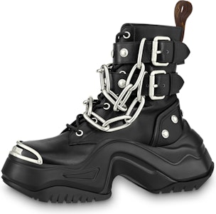 (W) Louis Vuitton Archlight 2.0 Platform 'Kulit Hitam dengan Gesper' 1AB08M Buy (W) Louis Vuitton Archlight 2.0 Platform 'Kulit Hitam dengan Gesper' 1AB08M