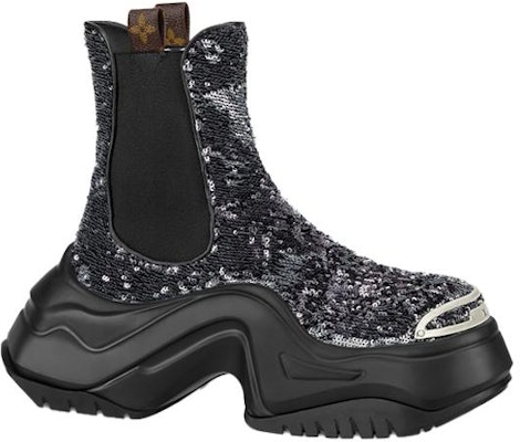 (W) Louis Vuitton Archlight 2.0 Platform 'Black Slip-On Chelsea' Hitam Lelaki 1AB3I5 Order (W) Louis Vuitton Archlight 2.0 Platform 'Black Slip-On Chelsea' Hitam Lelaki 1AB3I5