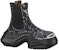 (W) Louis Vuitton Archlight 2.0 Platform 'Black Slip-On Chelsea' Hitam Lelaki 1AB3I5