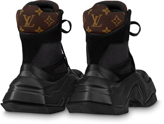 (W) 路易威登Archlight 2.0黑棕色莫诺格拉姆厚底高帮运动鞋 1ABI0Z Lookbook (W) 路易威登Archlight 2.0黑棕色莫诺格拉姆厚底高帮运动鞋 1ABI0Z