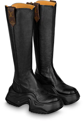 (W) Louis Vuitton Archlight 2.0 Platform 'Kulit Hitam Zip' 1ABHSW Lookbook (W) Louis Vuitton Archlight 2.0 Platform 'Kulit Hitam Zip' 1ABHSW