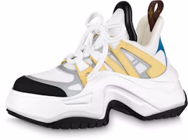 (Women) Louis Vuitton Archlight 2.0 Platform Sneakers 'White Yellow Grey' 1ABIIC (Women) Louis Vuitton Archlight 2.0 Platform Sneakers 'White Yellow Grey' 1ABIIC