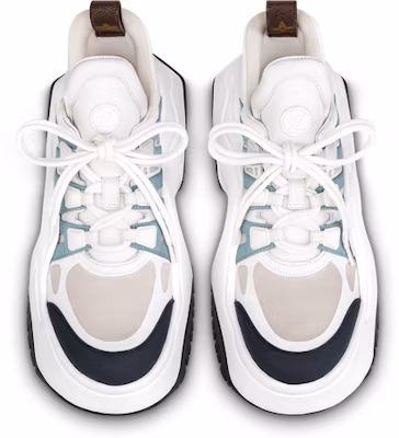 (W) Louis Vuitton Archlight 2.0 Sneakers Platform 'Putih Beige Biru' 1ABIHW Shop (W) Louis Vuitton Archlight 2.0 Sneakers Platform 'Putih Beige Biru' 1ABIHW