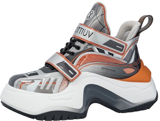 (Women) Louis Vuitton Archlight 2.0 Platform Sneakers 'Silver White Orange' 1AB143 Buy (Women) Louis Vuitton Archlight 2.0 Platform Sneakers 'Silver White Orange' 1AB143