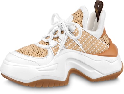 LOUIS VUITTON Archlight 2.0 厚底系帶低筒運動休閒鞋 女款 白褐色 Buy LOUIS VUITTON Archlight 2.0 厚底系帶低筒運動休閒鞋 女款 白褐色
