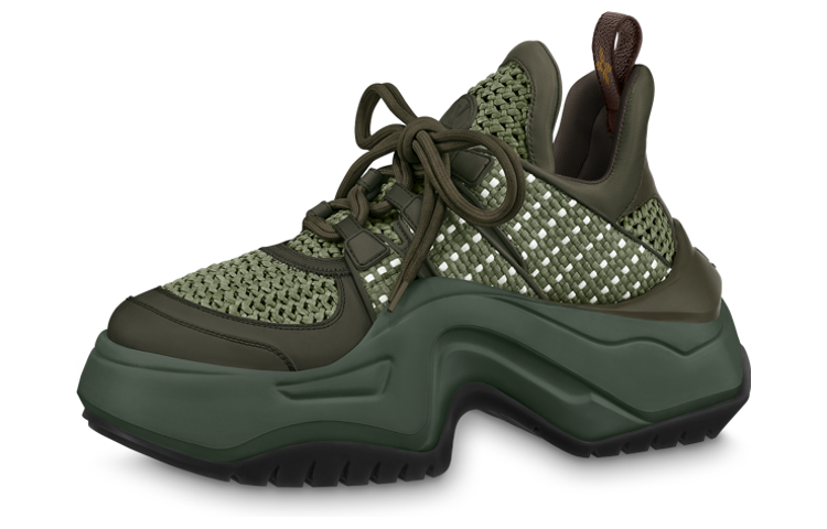 (Women) Louis Vuitton Archlight 2.0 Platform Sneakers 'Green' 1ABHYD