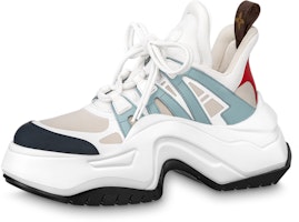 (Women) Louis Vuitton Archlight 2.0 Platform Sneakers 'White Beige Blue' 1ABIHW (Women) Louis Vuitton Archlight 2.0 Platform Sneakers 'White Beige Blue' 1ABIHW