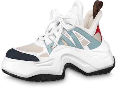 (W) Louis Vuitton Archlight 2.0 Sneakers Platform 'Putih Beige Biru' 1ABIHW Buy (W) Louis Vuitton Archlight 2.0 Sneakers Platform 'Putih Beige Biru' 1ABIHW