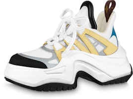 (Women) Louis Vuitton Archlight 2.0 Platform Sneakers 'White Yellow Grey' 1ABIIC (Women) Louis Vuitton Archlight 2.0 Platform Sneakers 'White Yellow Grey' 1ABIIC