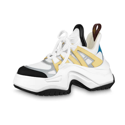 (W) LV Archlight 2.0 Platform Sneakers 'White Yellow Grey'