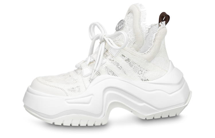 (Women) Louis Vuitton Archlight 2.0 Platform Sneakers 'White Lace' 1ABI41