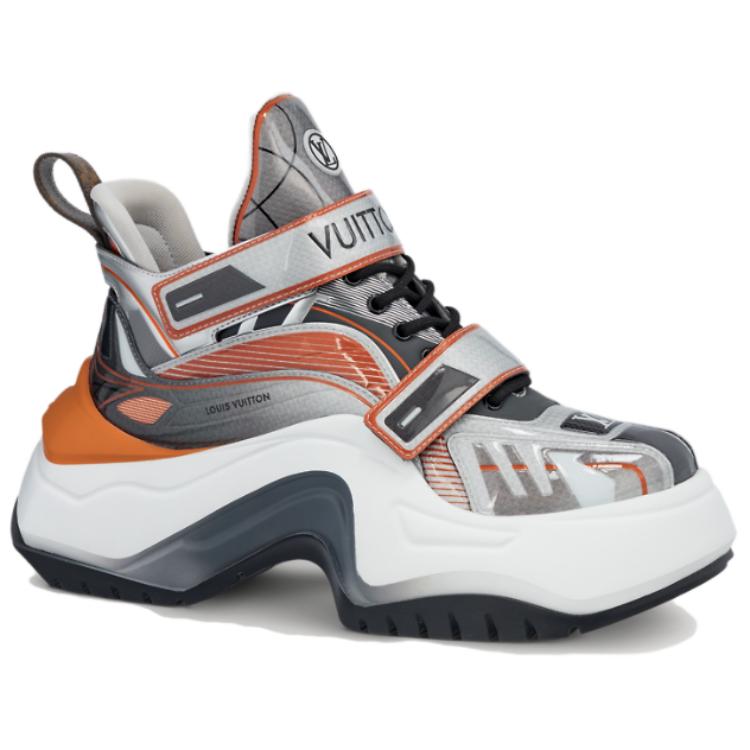 Order (W) Zapatillas Louis Vuitton Archlight 2.0 Plataforma 'Plateado Blanco Naranja' 1AB143