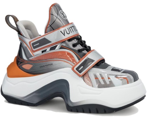 (Women) Louis Vuitton Archlight 2.0 Platform Sneakers 'Silver White Orange' 1AB143 Order (Women) Louis Vuitton Archlight 2.0 Platform Sneakers 'Silver White Orange' 1AB143