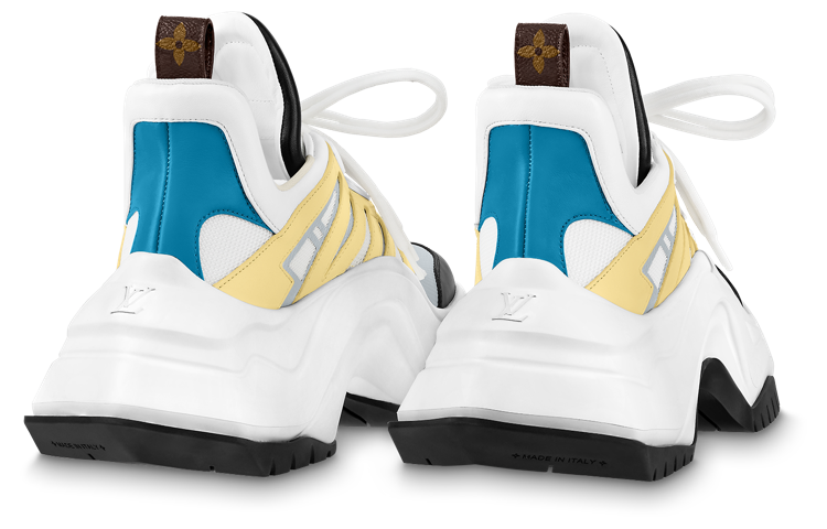 Lookbook (W) ルイ・ヴィトン アークライト2.0 白黄灰 1ABIIC