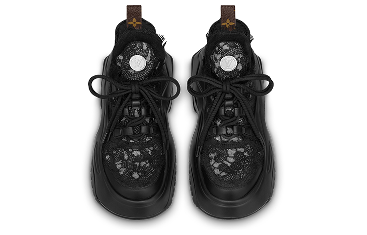 Lookbook (W) Louis Vuitton Archlight 2.0 Platform Sneakers ''Zwart Kant'' 1ABI3P
