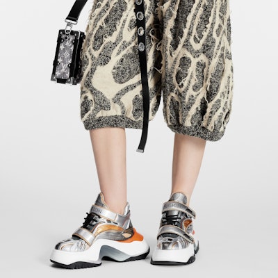 (Women) Louis Vuitton Archlight 2.0 Platform Sneakers 'Silver White Orange' 1AB143 Shop (Women) Louis Vuitton Archlight 2.0 Platform Sneakers 'Silver White Orange' 1AB143
