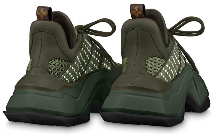Shop (W) 路易威登 Archlight 2.0 绿色增高运动鞋 1ABHYD