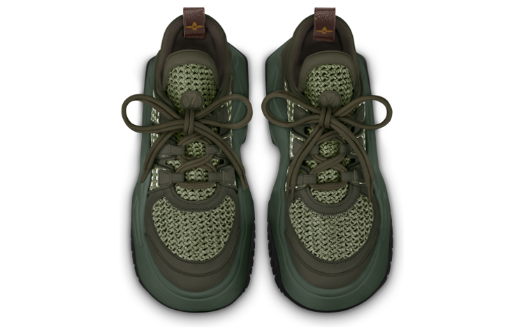 Purchase (W) 路易威登 Archlight 2.0 绿色增高运动鞋 1ABHYD