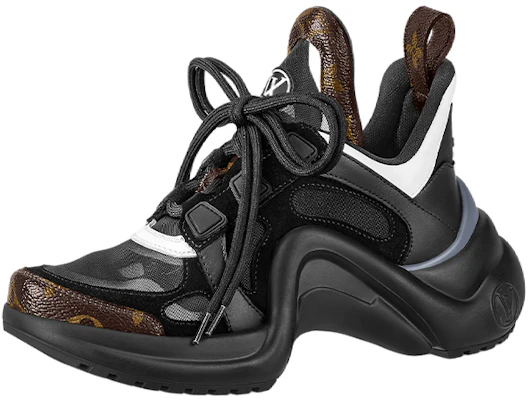 (Women) Louis Vuitton LV Archlight Sneakers 'Black with Brown Monogram' 1A9RQV Buy (Women) Louis Vuitton LV Archlight Sneakers 'Black with Brown Monogram' 1A9RQV